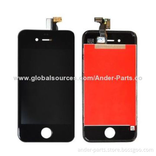For iPhone 4S LCD Screen + Touch Digitizer Panel, Preassembled, White Frame and LCD Preattached